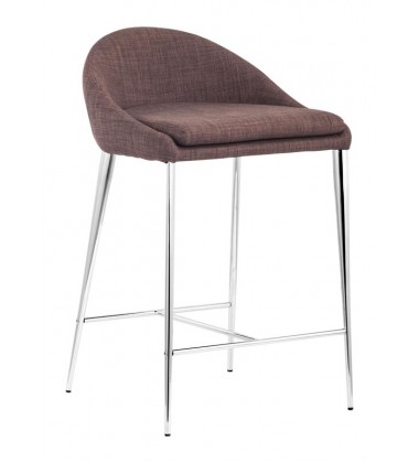 Reykjavik Counter Chair Tobacco (300332) - Zuo Modern  Reykjavik Counter Chair Tobacco (300332) - Zuo Modern