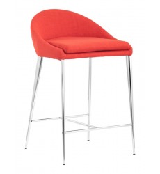  Reykjavik Counter Chair Tangerine (300333) - Zuo Modern
