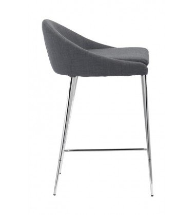 Reykjavik Counter Chair Graphite (300334) - Zuo Modern  Reykjavik Counter Chair Graphite (300334) - Zuo Modern