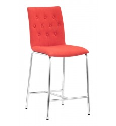  Uppsala Counter Chair Tangerine (300337) - Zuo Modern