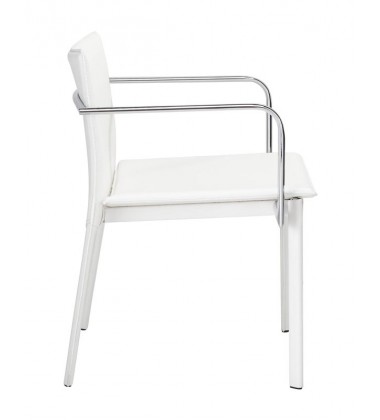  Gekko Conference Chair White (404142) - Zuo Modern