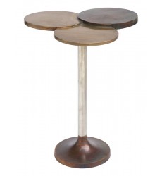  Dundee Accent Table Antique Brass (405006) - Zuo Modern