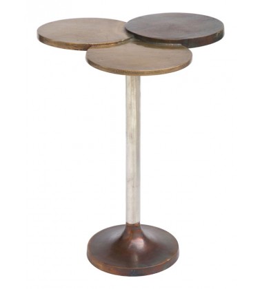  Dundee Accent Table Antique Brass (405006) - Zuo Modern