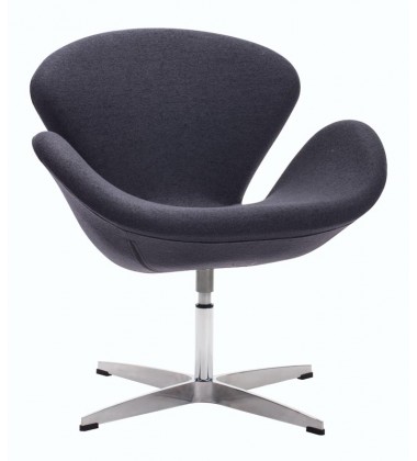  Pori Arm Chair Iron Gray (500310) - Zuo Modern