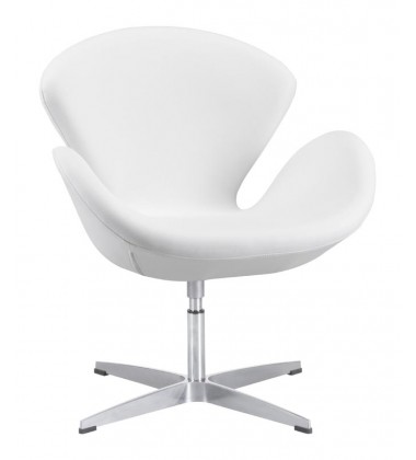  Pori Arm Chair White (500314) - Zuo Modern