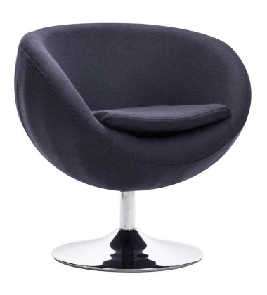  Lund Arm Chair Iron Gray (500321) - Zuo Modern
