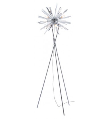  Savoy Floor Lamp Chrome (56058) - Zuo Modern