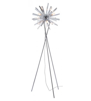  Savoy Floor Lamp Chrome (56058) - Zuo Modern