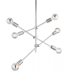  Brixton Ceiling Lamp Chrome (56059) - Zuo Modern