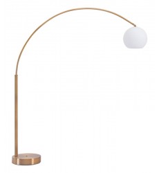  Griffith Floor Lamp Brushed Brass (56071) - Zuo Modern