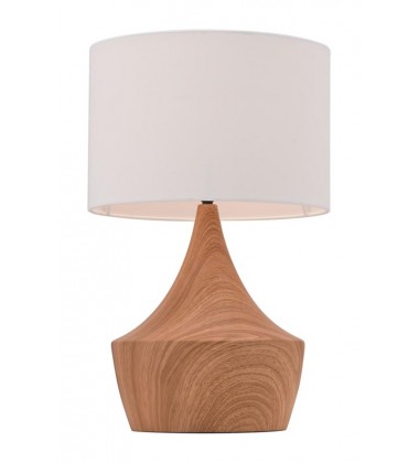  Kelly Table Lamp White & Brown (56073) - Zuo Modern