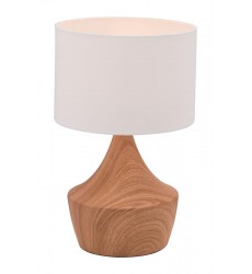  Kelly Table Lamp White & Brown (56073) - Zuo Modern