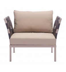  Glass Beach Back Cushion Taupe (703598) - Zuo Modern