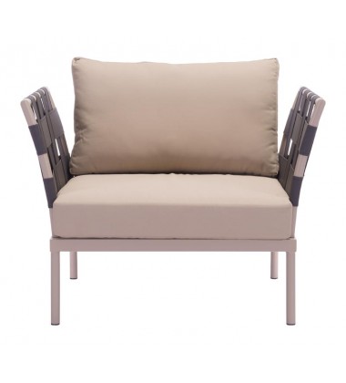  Glass Beach Back Cushion Taupe (703598) - Zuo Modern