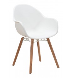 Tidal Dining Chair White (703752) - Zuo Modern  Tidal Dining Chair White (703752) - Zuo Modern