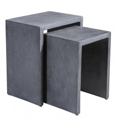  Mom Nesting Side Tables Cement (703758) - Zuo Modern