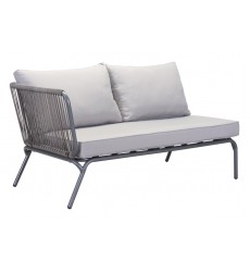  Pier Laf Double Seat Gray (703785) - Zuo Modern