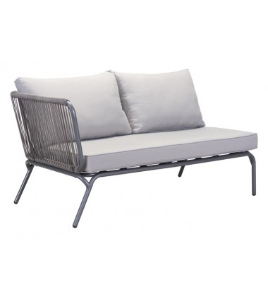  Pier Laf Double Seat Gray (703785) - Zuo Modern