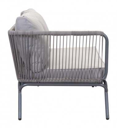  Pier Laf Double Seat Gray (703785) - Zuo Modern