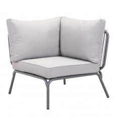 Pier Corner Single Gray (703788) - Zuo Modern