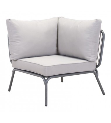  Pier Corner Single Gray (703788) - Zuo Modern