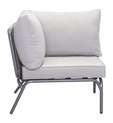  Pier Corner Single Gray (703788) - Zuo Modern