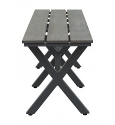  Bodega Bench Ind. Gray & Brown (703816) - Zuo Modern