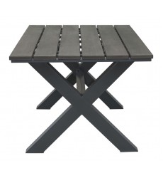  Bodega Dining Table Ind. Gray & Brown (703817) - Zuo Modern
