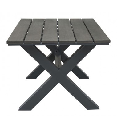  Bodega Dining Table Ind. Gray & Brown (703817) - Zuo Modern