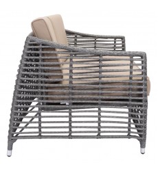  Trek Beach Sofa Gray & Beige (703827) - Zuo Modern