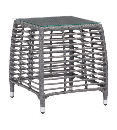  Trek Beach Side Table Gray & Beige (703829) - Zuo Modern