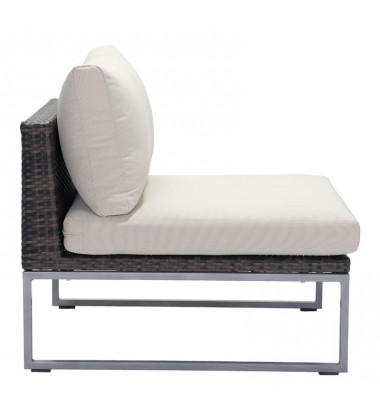  Malibu Middle Chair Brown & Beige (703834) - Zuo Modern