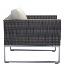 Malibu Arm Chair Brown & Beige (703836) - Zuo Modern  Malibu Arm Chair Brown & Beige (703836) - Zuo Modern