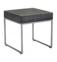 Malibu Side Table Brown & Silver (703837) - Zuo Modern  Malibu Side Table Brown & Silver (703837) - Zuo Modern