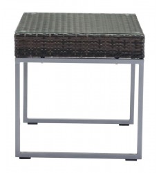 Malibu Side Table Brown & Silver (703837) - Zuo Modern  Malibu Side Table Brown & Silver (703837) - Zuo Modern
