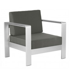  Cosmopolitan Arm Chair Cushion Dark Gray (703848) - Zuo Modern