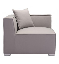  Fiji Corner Chair Gray (703855) - Zuo Modern