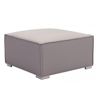  Fiji Ottoman Gray (703857) - Zuo Modern