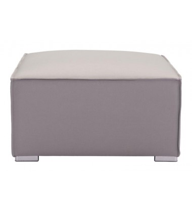 Fiji Ottoman Gray (703857) - Zuo Modern  Fiji Ottoman Gray (703857) - Zuo Modern
