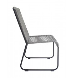  Drew Dining Chair Black & Dark Gray (703886) - Zuo Modern