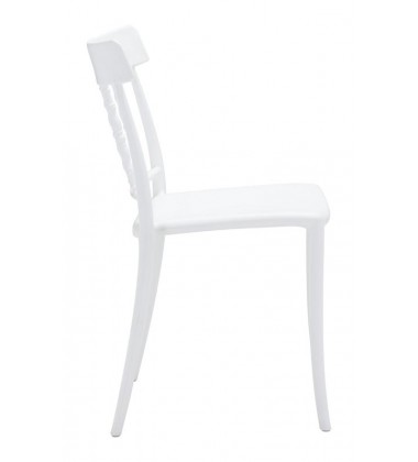  Rift Dining Chair White (703906) - Zuo Modern