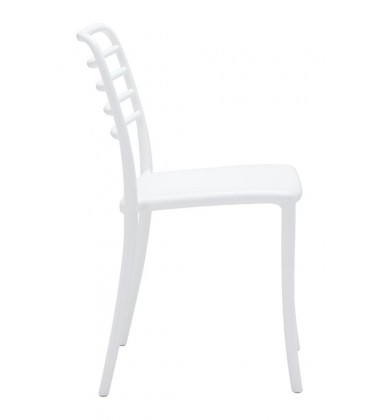 Donzo Dining Chair White (703908) - Zuo Modern  Donzo Dining Chair White (703908) - Zuo Modern