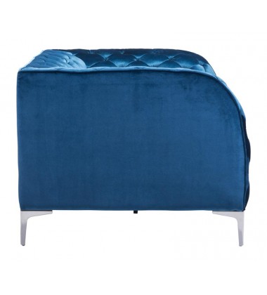  Providence Arm Chair Blue Velvet (900279) - Zuo Modern