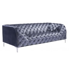  Providence Sofa Gray Velvet (900280) - Zuo Modern