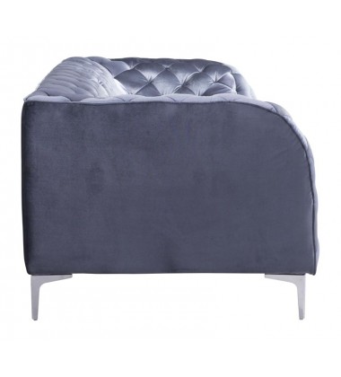  Providence Sofa Gray Velvet (900280) - Zuo Modern