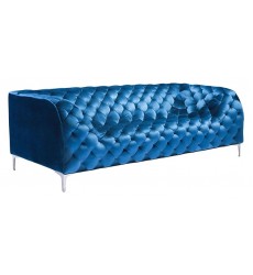  Providence Sofa Blue  Velvet (900282) - Zuo Modern