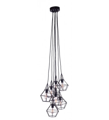  Palmerston Ceiling Lamp Distressed Black (98416) - Zuo Modern