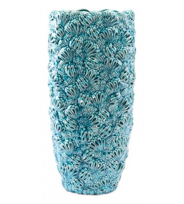  Petals Lg Vase Teal (A10016) - Zuo Modern