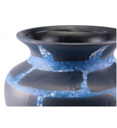  Ocean Short Vase Blue & White (A10045) - Zuo Modern