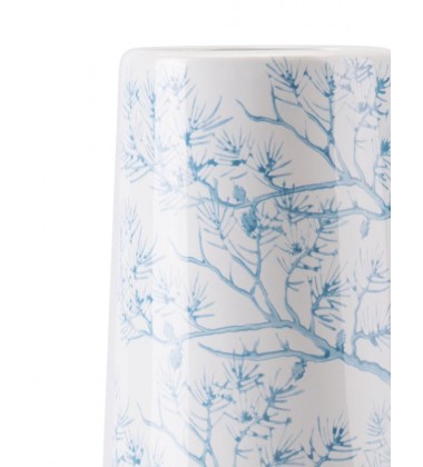 Branch Lg Vase Blue & White (A10067) - Zuo Modern